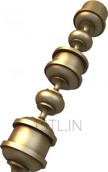 Balusters (BL_0597) 3D model for CNC machine